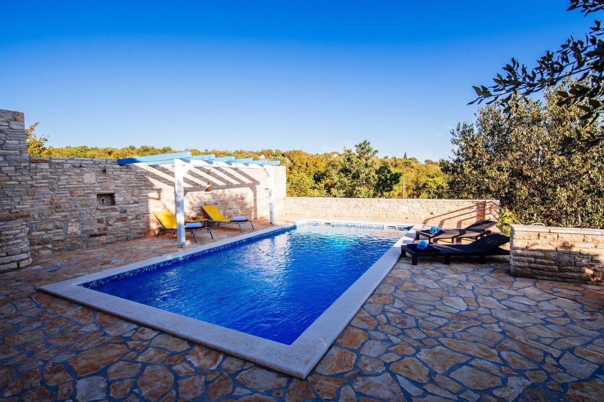 My Dalmatia - Holiday Home Korlat With Private Pool Benkovac Dış mekan fotoğraf