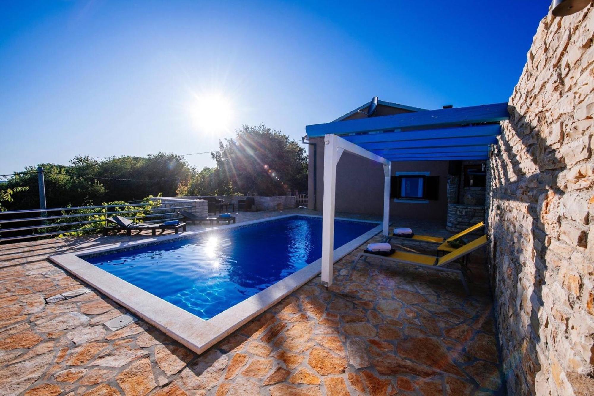 My Dalmatia - Holiday Home Korlat With Private Pool Benkovac Dış mekan fotoğraf