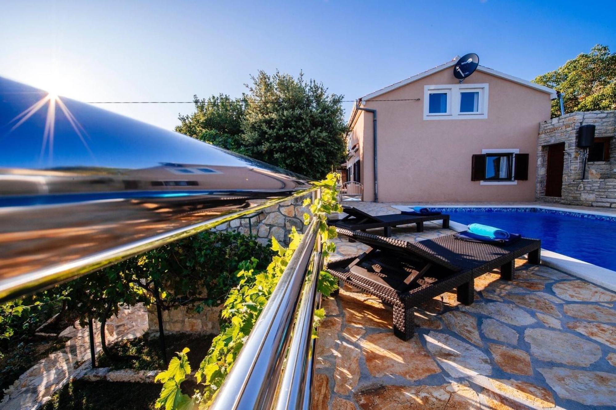 My Dalmatia - Holiday Home Korlat With Private Pool Benkovac Dış mekan fotoğraf