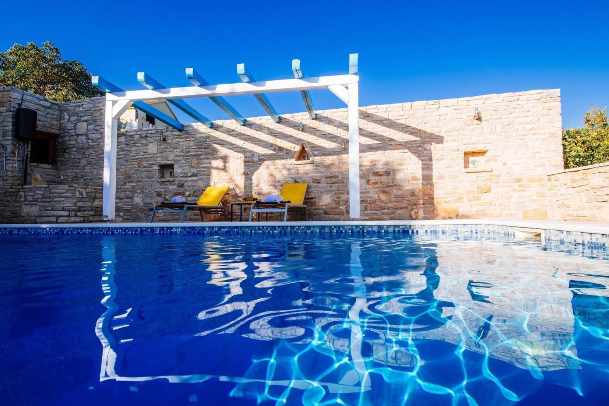 My Dalmatia - Holiday Home Korlat With Private Pool Benkovac Dış mekan fotoğraf